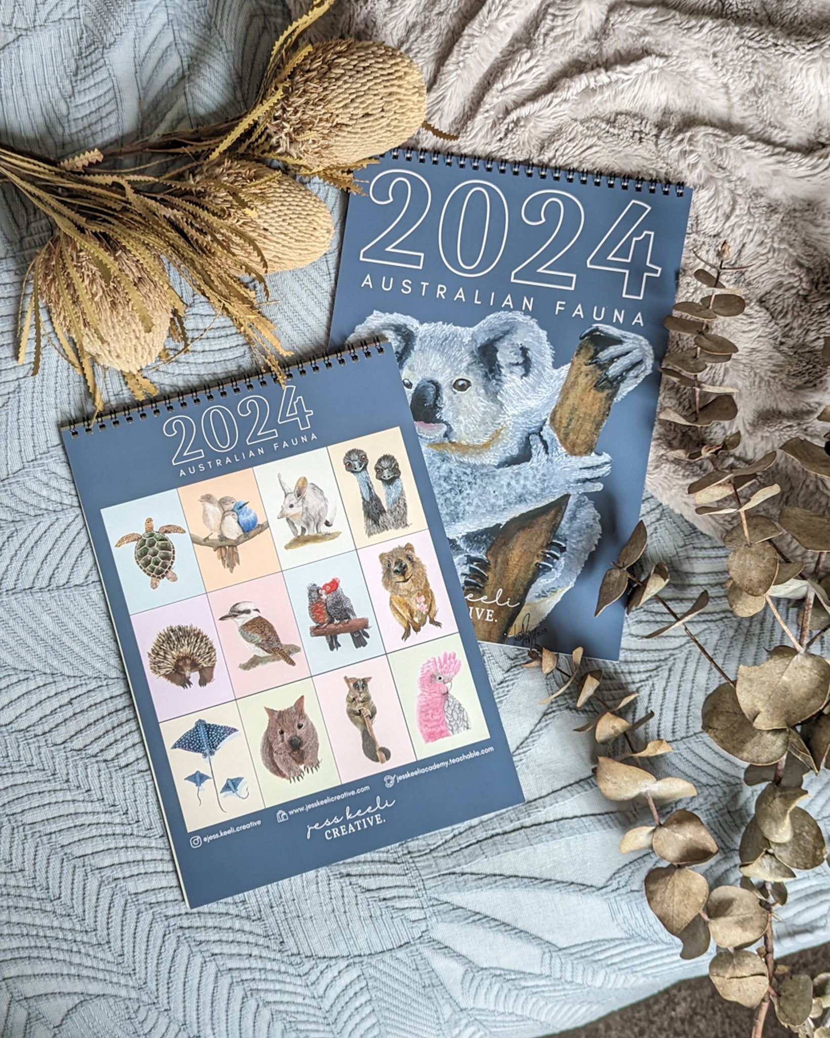 "I Can't Choose" - Flora AND Fauna 2024 Calendar Bundle